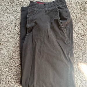 Under Armor Grey/Dark brown pants